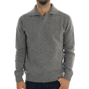 POLO IN MAGLIA GRIGIO